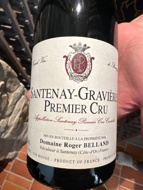 2022 Domaine Roger Belland 'Santenay Les Gravières' Premier Cru